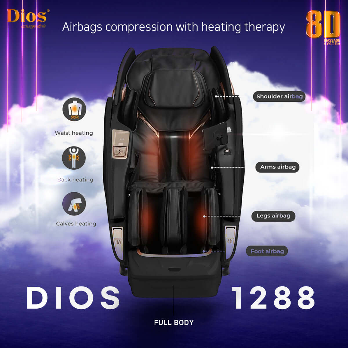 Dios-1288 8D Massage Chair