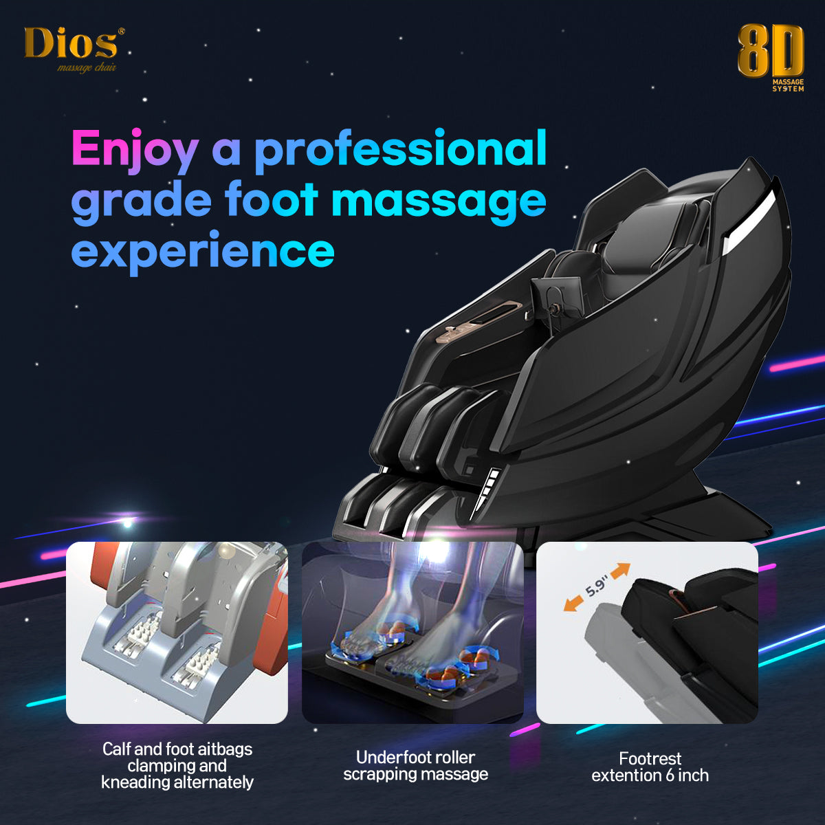 Dios-1288 8D Massage Chair